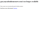 Tablet Screenshot of gary.mysalemhomesnow.com